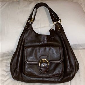 Brown Leather Coach purse